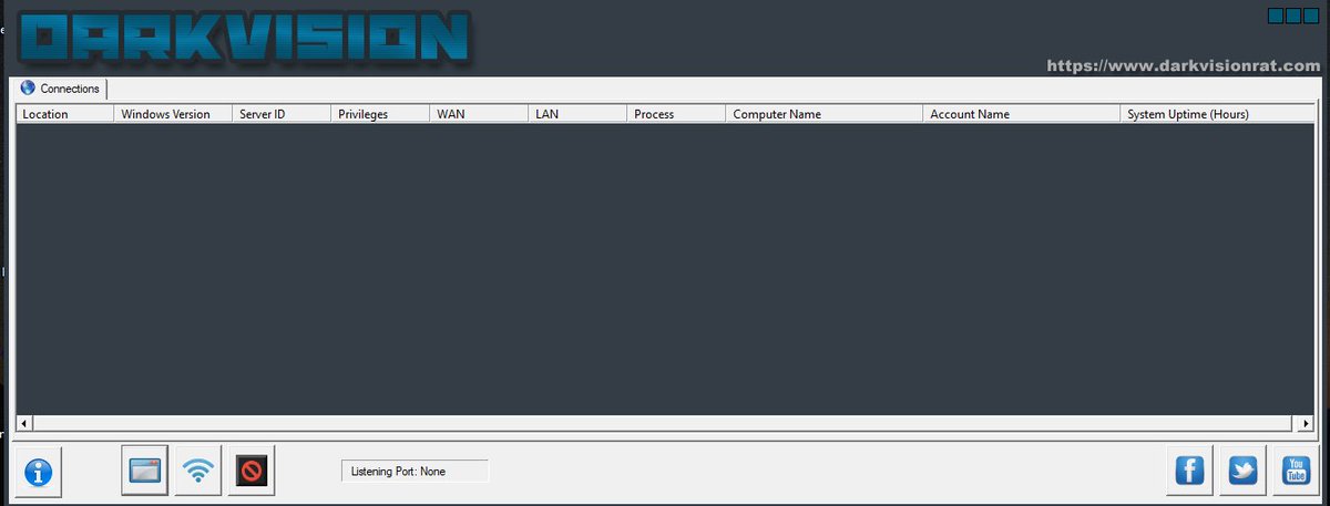 LeaktoolV2's tweet photo. DarkVision v2.35 cracké. DarkVision est un outil  d'accès à distance flexible (RAT) utilisé pour le contrôle et  l'administration à distance ( for more information go forum ) 
disponible sur notre forum
PLS USE RDP OR VM DONT USE YOUR COMPUTER
FOR ANY TEST
#cybersecurity #pentest https://t.co/fgGpbvf0A0