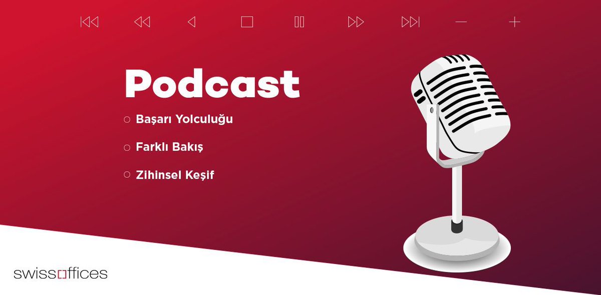 Bu ay sizler için hazırladığımız en keyifli podcast önerilerini iş aralarında dinleyerek ilham alın!

#SwissOffices #Prestij #KonforDoğasındaVar