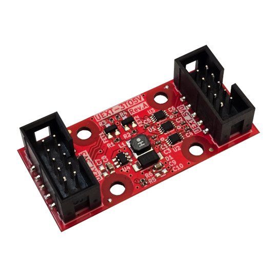 New open source hardware board UEXT-3TO5V allow 5V devices and sensors to be powered and accessed by 3.3V UEXT boards olimex.wordpress.com/2025/06/10/new… #uext #oshw #sensor #spi #i2c #uart
