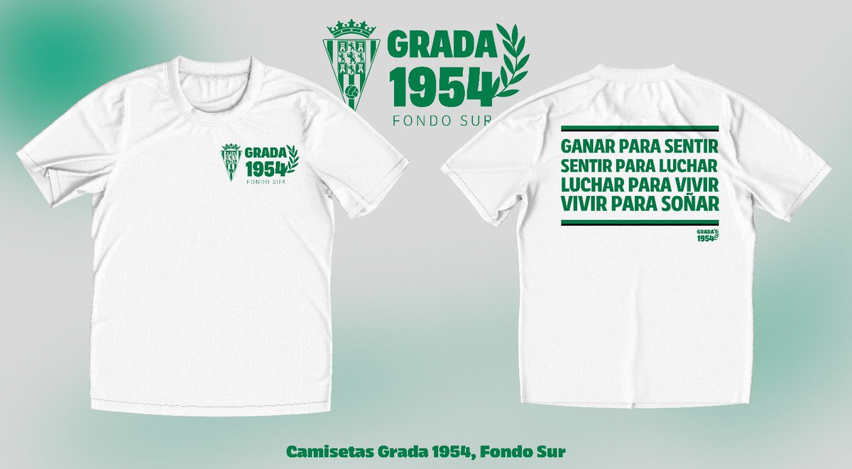 GRADA1954's tweet photo. ¡Cordobesistas! Después de tanto trabajo y esfuerzo, iniciamos el proyecto de una nueva grada de animación ilusionante que esté a la altura del Córdoba club de Fútbol.

La grada 1954 se ubicará en Fondo Sur sector 4 con una capacidad de 500 asientos. 

¡ÚNETE! ⚪️🟢 https://t.co/2tFLO0uyPq