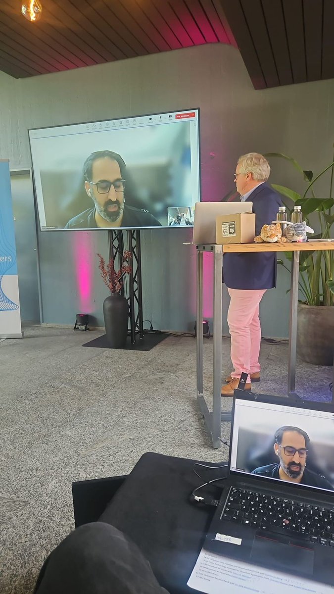 SYNNQ_Networks's tweet photo. SYNNQ is live at #LaFutura x #QuantumBasel!
Michael O. Huebener just delivered our keynote on Europe's path to #DeAI.
Privacy-first. Compliance-native. Future-ready. https://t.co/D8uclAmfKm