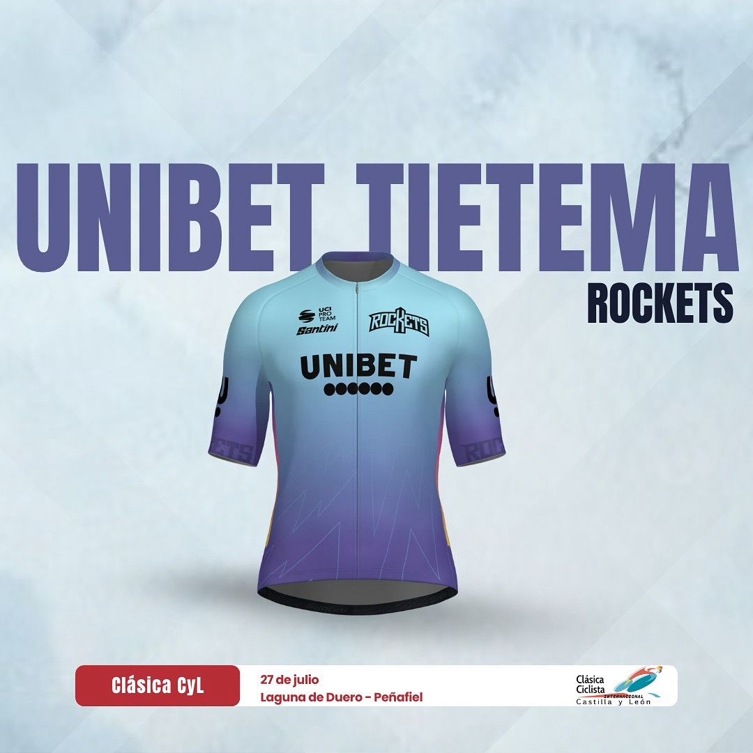 VueltaCastillayLeón (@vueltacyl) on Twitter photo 🟣 ¡ <a href="/rockets_cycling/">Unibet Tietema Rockets</a>, segunda escuadra confirmada para la 39ª Clásica Castilla y León! 🟣
🤔 ¿Quién será su mejor baza en la subida al Castillo de Peñafiel?
#ClasicaCyL25 🟣 ¡ <a href="/rockets_cycling/">Unibet Tietema Rockets</a>, segunda escuadra confirmada para la 39ª Clásica Castilla y León! 🟣
🤔 ¿Quién será su mejor baza en la subida al Castillo de Peñafiel?
#ClasicaCyL25