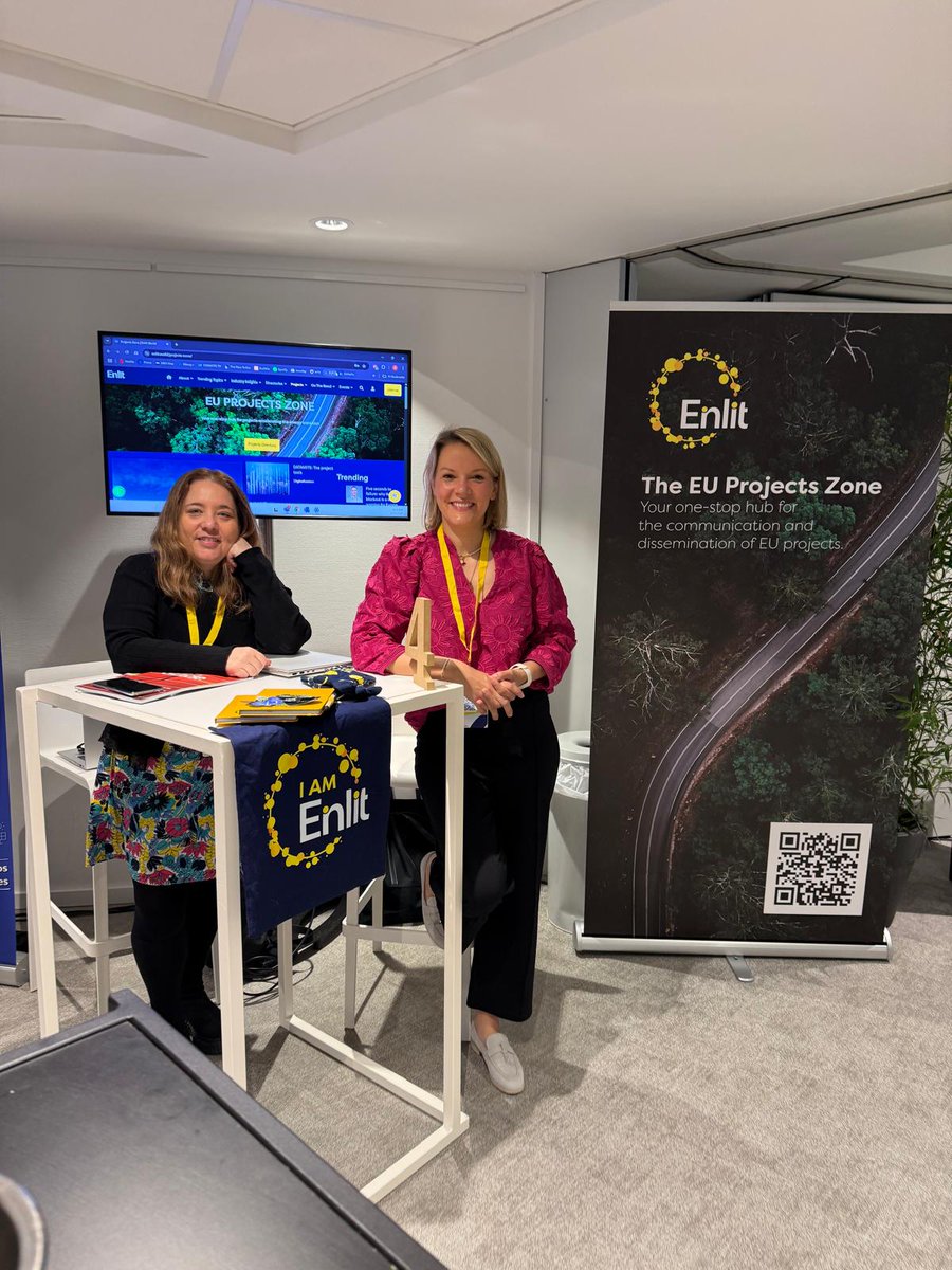 Follow us all week for live updates from #EUSEW2025 keynotes, policy debates, the Energy Fair and more!enlit.world/european-susta… Pass by our stand on the Energy Fair for more info on EU Projects Zone at Enlit!