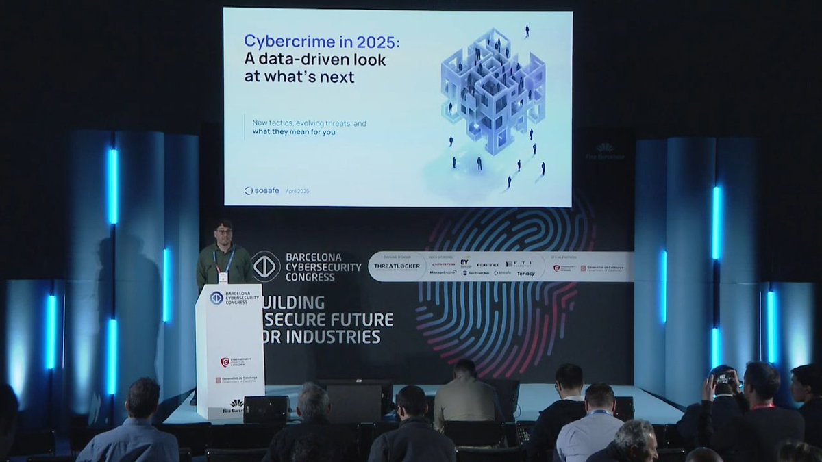 🗨️ “As we move into 2025, security teams face a growing wave of AI-powered threats, social engineering attacks, identity exploitation, and supply chain #vulnerabilities”. In their session 'Future‑Proofing Against Cybercrime: The Six Trends Every Organisation Must Know',