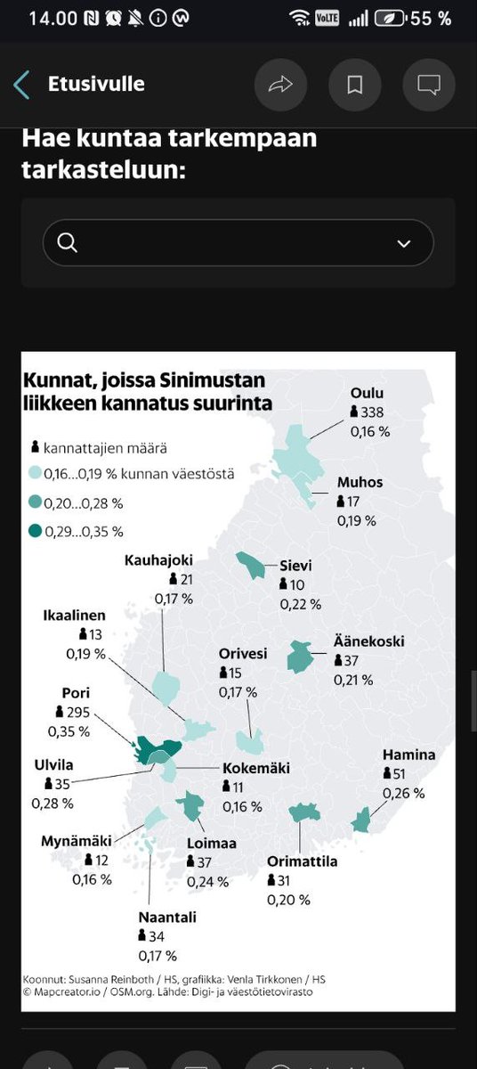 SSatakunta's tweet image. Sinimusta Satakunta kiittää jokaista allekirjoittajaa.