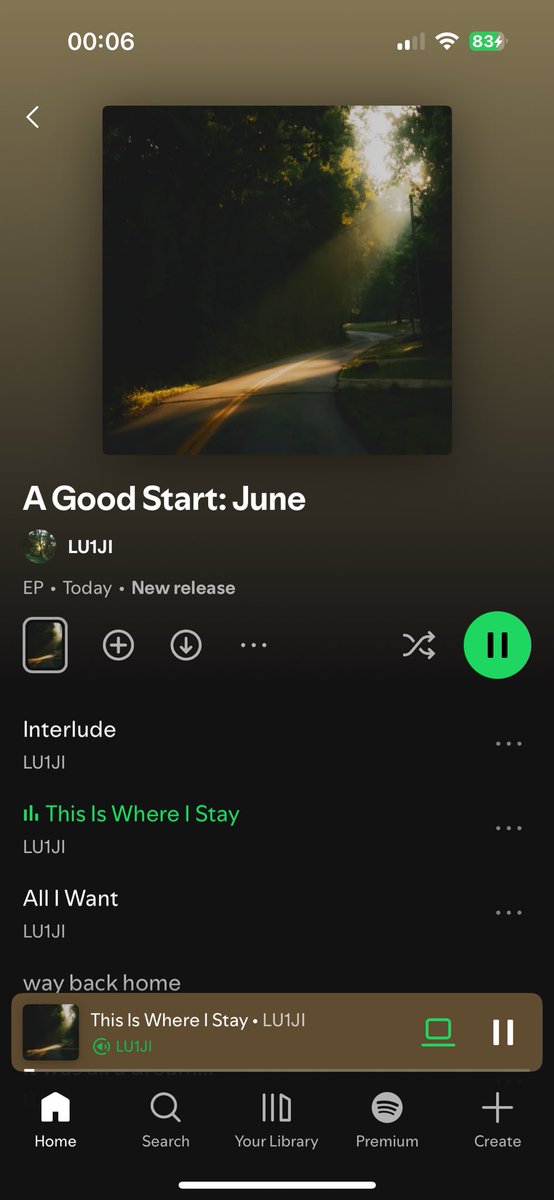 LU1JIxd's tweet photo. EP is available on Spotify!!!

https://t.co/QxtkRs1BHF https://t.co/kkhRReKs3N
