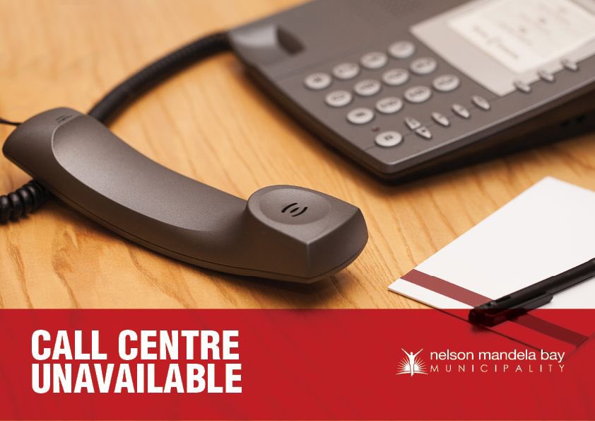 TEMPORARY DISRUPTION – ELECTRICITY CALL CENTRE IN KARIEGA

10 June 2025

Nelson Mandela Bay Municipality wishes to inform residents that the the Electricity &amp; Energy Call Centre.

facebook.com/share/p/1HSkxV…