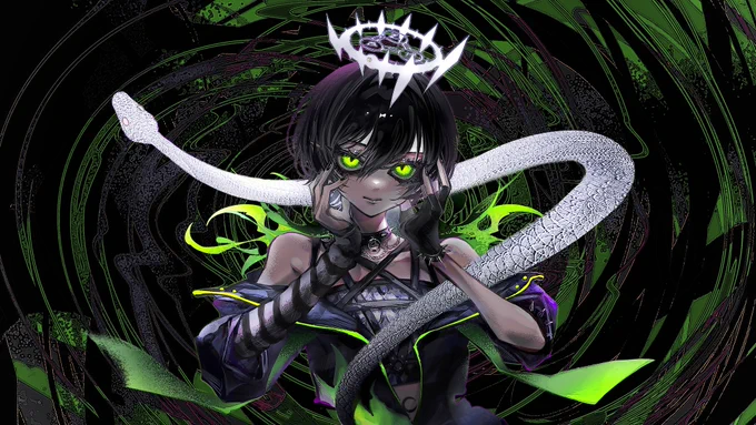 MVイラスト担当しました! よろしくお願いいたします!! スネークファイアッ!