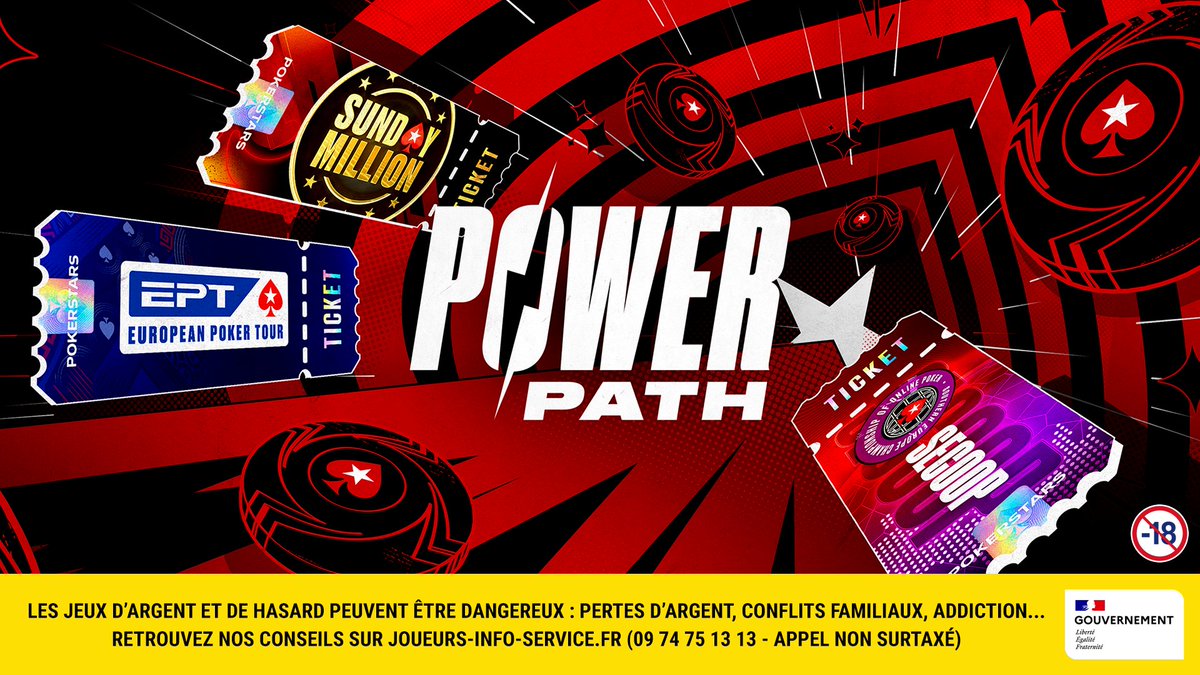 PokerStarsFR's tweet photo. 🎁 Et si vous faisiez un pas vers l'#EPTBacelona ? ✨

On vous offre 15 tickets #Step3 #PowerPath à 10 €. 🎟️

Pour tenter votre chance : commentez avec votre [StarsID] + #secondbar 👇

⏳ Jusqu’au 11 juin à 23h59
📌 Règlement ici ➡️ https://t.co/jrNhYQelnd https://t.co/nx4wMT1uaa
