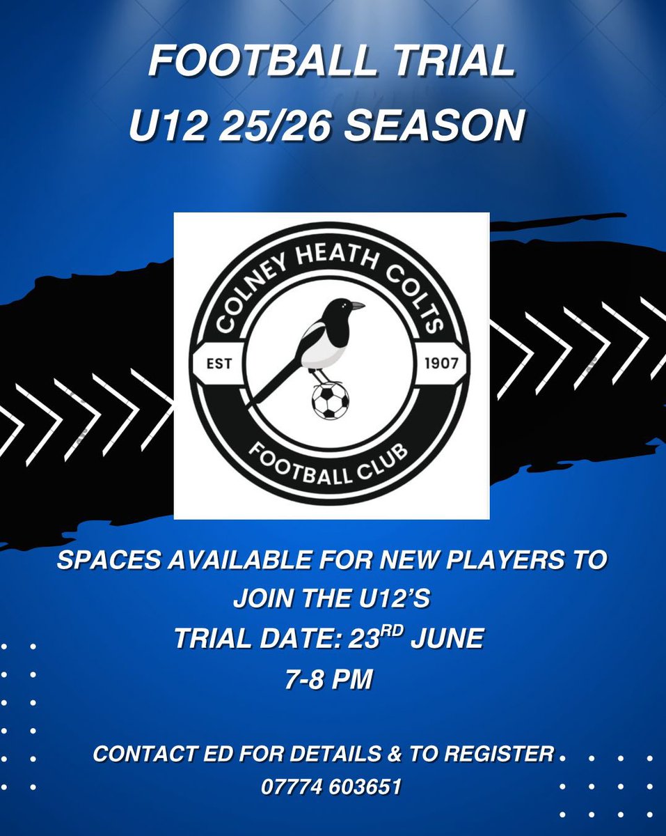Colney Heath FC U16 Magpies (@colneyheathu13) on Twitter photo 