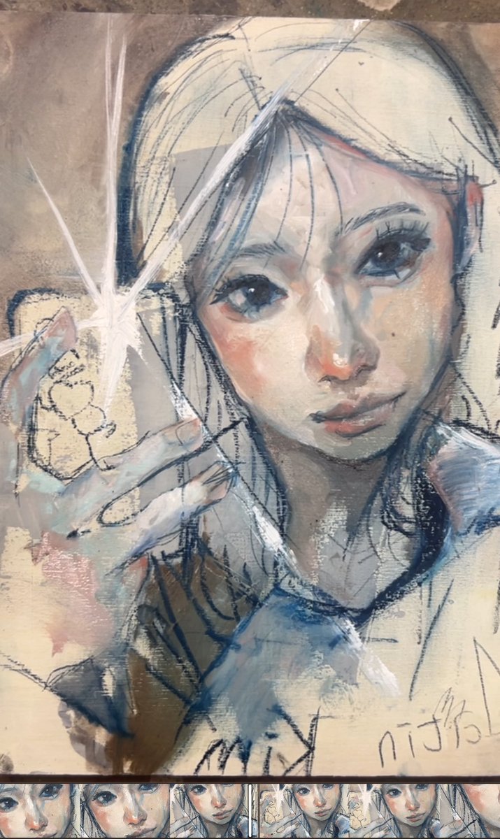 ˚✧₊˚✧₊       クレパスと油彩　　˚✧⁎⁺˚✧₊