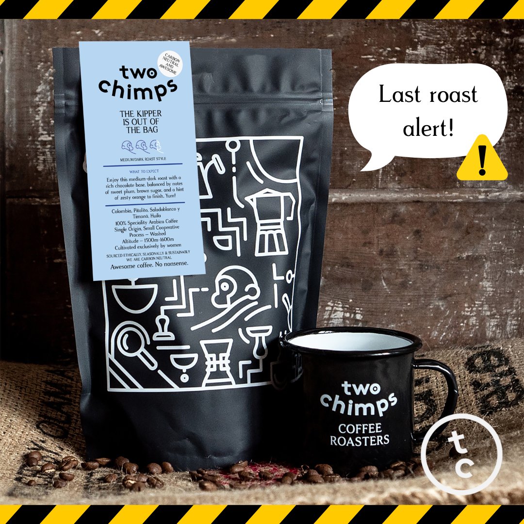 It’s almost time to bid farewell to The Kipper is Out of the Bag, as it’s on its final roast! If this has been a favourite of yours, be sure to grab a bag (or maybe two 😉) before it’s gone! 

#lastchance #limitedstock #lastroast #freshlyroasted #colombiancoffee #specialtycoffee
