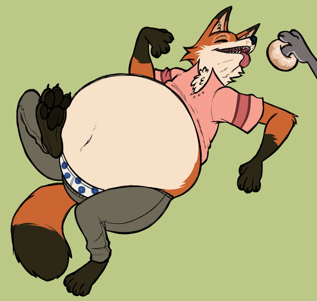 KelseyPDrummond's tweet photo. The moment when Judy Hopps keeps Nick Wilde stuffed full of doughnuts, too full to move or budge an inch! :3

Art @The_Tuna_Fish ❤ https://t.co/fB1r3bPC5Y
