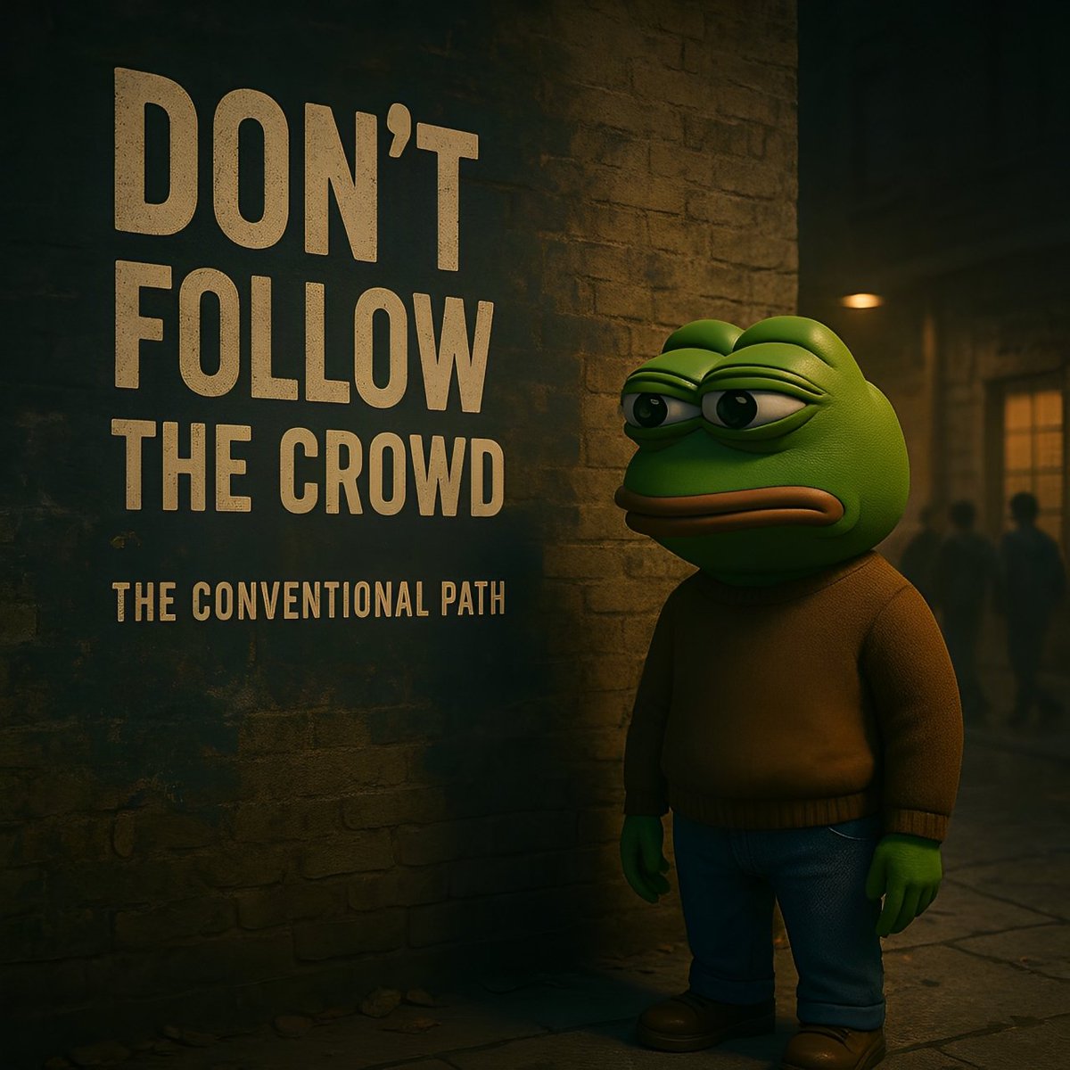 RebelPepe700's tweet photo. There’s an old secret to real success:
Don’t follow the crowd.
The conventional path leads to average outcomes.

Rebels break patterns. That’s where greatness begins. 🧠🔥

#PepeRebel #RebelMindset #BreakTheMold #GenZRevolution #SuccessBlueprint https://t.co/RZZ2jFitpJ