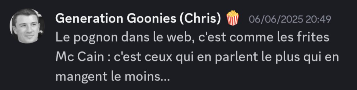 Podcast où je dévoile ma stratégie qui m'a fait atteindre les 10k.

Les réactions sur un Discord de boomer ? Un mélange de jalousie et d'excuses

Si j'y suis arrivé, vous pouvez le faire aussi. Arrêtez les excuses et allez taffer !

Merci pour cette motivation supplémentaire.