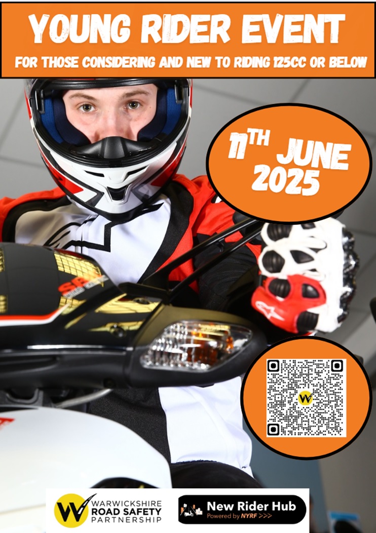 🚨 Calling all young riders 🚨

We are teaming up with <a href="/WarksRoadSafety/">Warwickshire Road Safety Partnership</a> to host a FREE online event tomorrow evening, designed to educate, inspire &amp; empower the next generation of riders

⏰ 6:30 - 7:30pm
📆 11 June 2025

Click below to register 👇
events.teams.microsoft.com/event/63d5d067…