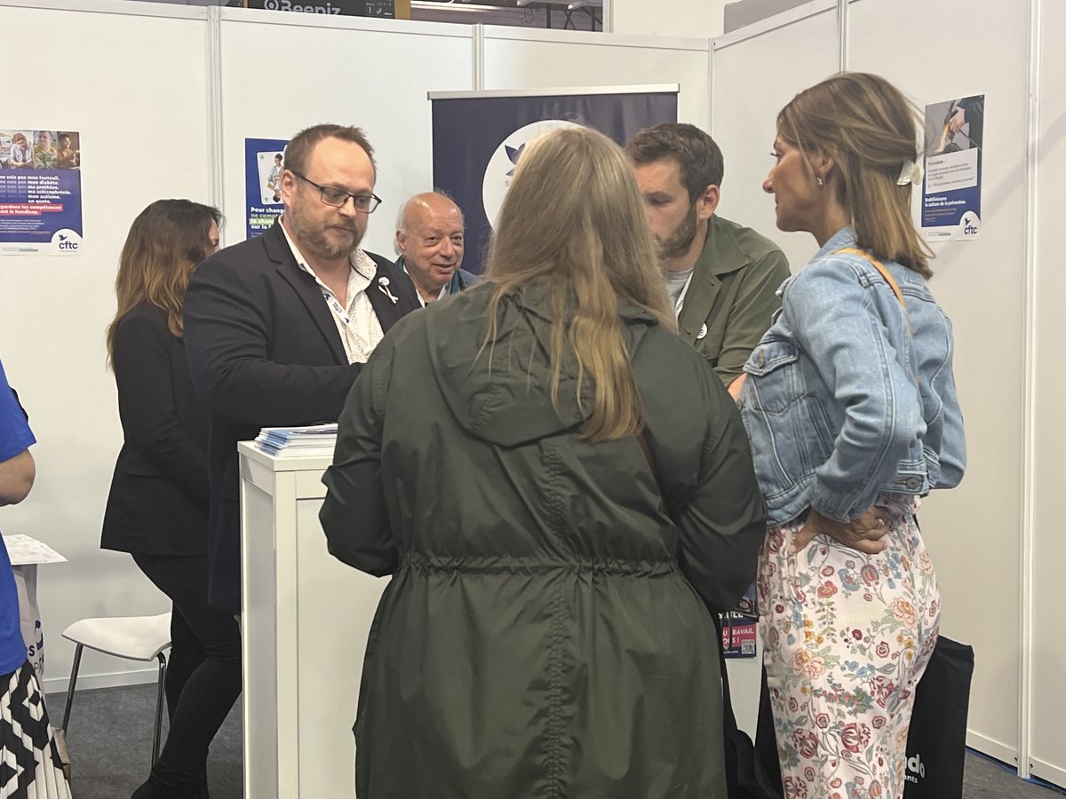 SyndicatCFTC's tweet photo. La #CFTC est présente dès aujourd’hui au salon @Preventica Paris 2025 !

📍 Jusqu’au 12 juin à Paris Expo Porte de Versailles.
 Venez découvrir nos propositions pour la QVT et la prévention des risques pro.
On vous attend nombreux ! https://t.co/2EM4nNyU4k