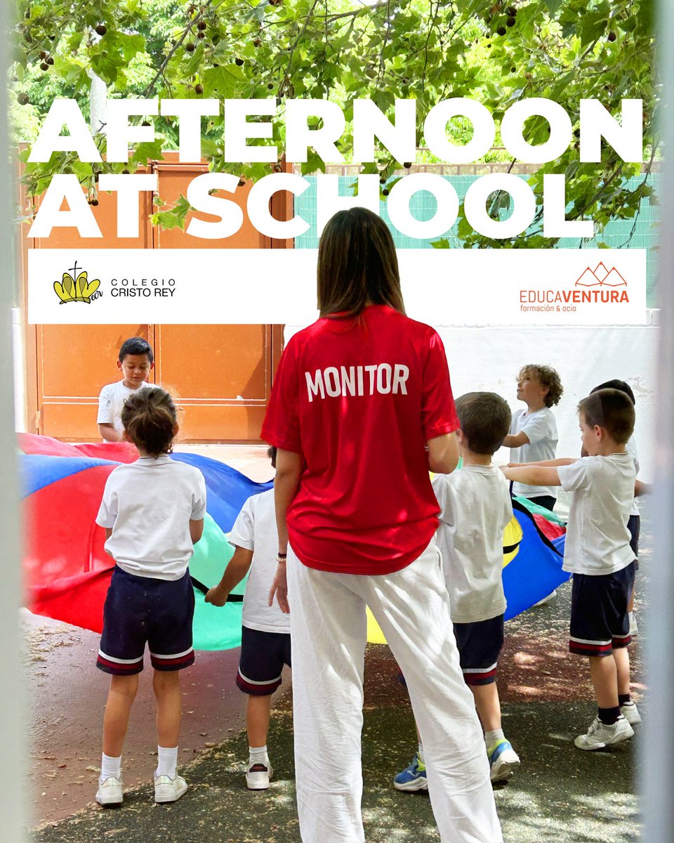 😉 ¡Las tardes en Cristo Rey son las mejores tardes!

☀️ En Afternoon at School, de la mano de los profesionales de Educaventura, nuestros alumnos están pasando un junio de juegos, talleres e inglés

#CCREY