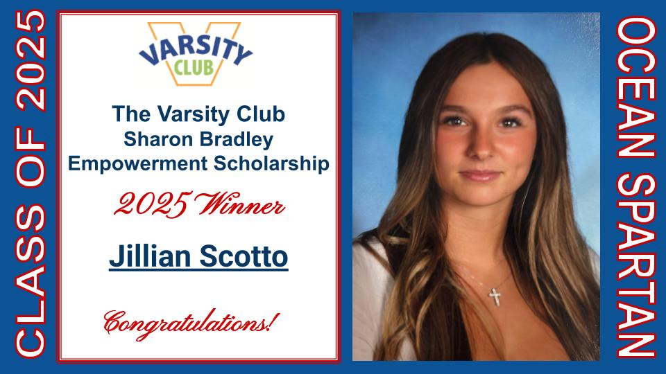 OTHS_Counselors (@oths_counselors) on Twitter photo Proud to announce the recipient of the 2025 Varsity Club Sharon Bradley Empowerment Scholarship is Jillian Scotto! Congratulations to Jillian! #SpartanLegacy <a href="/A_DePasquale48/">Ocean Guidance</a> <a href="/MrsDKaszuba/">D Kaszuba</a> <a href="/Nmauroedu/">Nicole Mauro</a> Proud to announce the recipient of the 2025 Varsity Club Sharon Bradley Empowerment Scholarship is Jillian Scotto! Congratulations to Jillian! #SpartanLegacy <a href="/A_DePasquale48/">Ocean Guidance</a> <a href="/MrsDKaszuba/">D Kaszuba</a> <a href="/Nmauroedu/">Nicole Mauro</a>