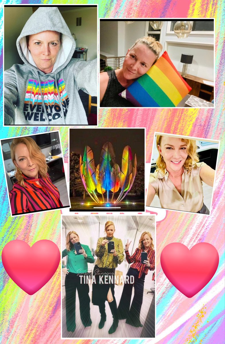 Have a great Tuesday with her, Laurel ❤️ Tina. Our ray of sunshine. ❤️🧡💛💚💜💙