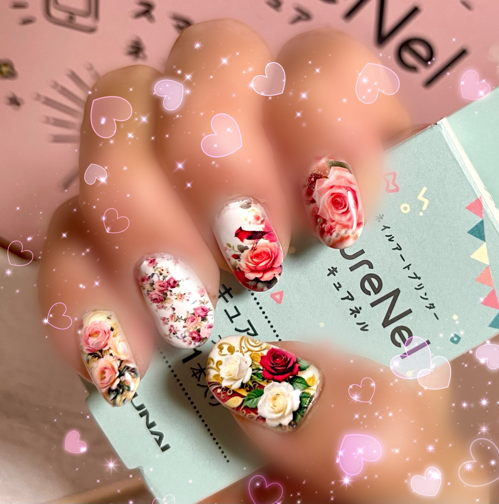 キュアネイル　ネイルアートプリンター 試してみた】FUNAI ネイルアートプリンター CureNelのリアルな