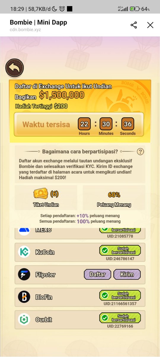nandapanda2602's tweet photo. @Bombie_xyz @dapp_portal @KaiaChain I can't find any UID on Flipster. Are you Bombie team pranking on us? https://t.co/iauGvJHSMI