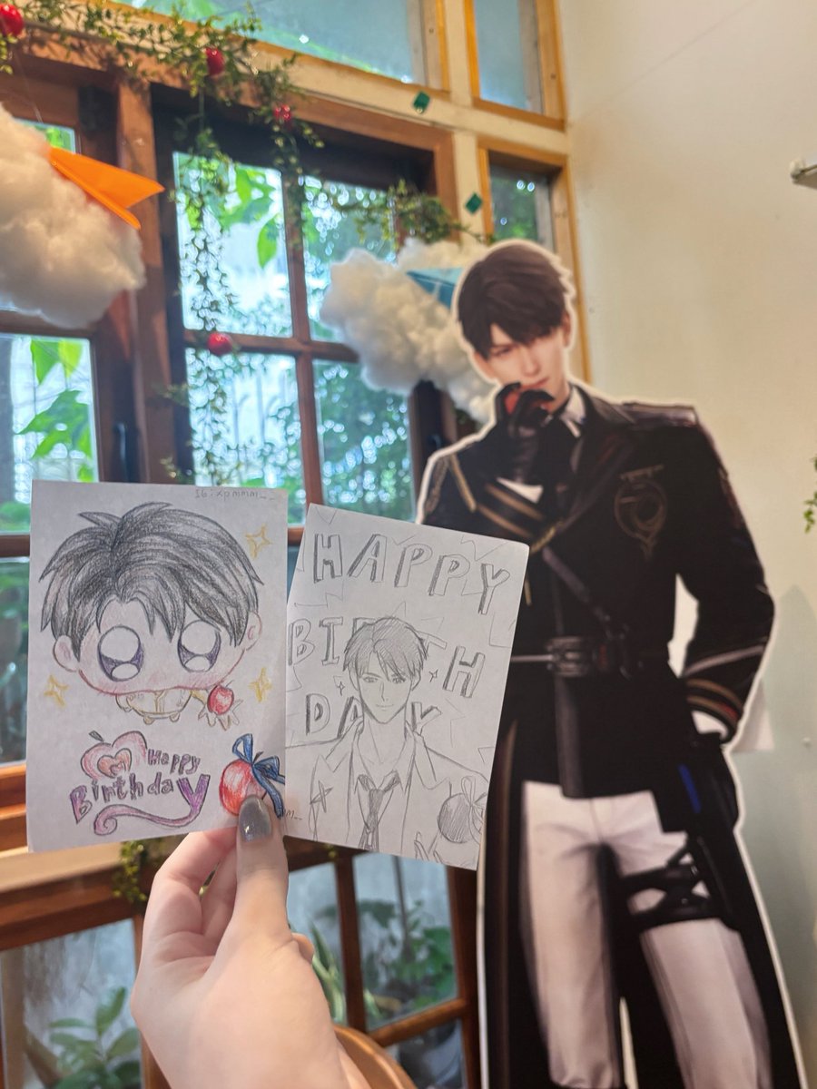 immailh's tweet photo. วันนี้ไปวาดพี่เคเลปที่คาเฟ่มา สนุกมากก💕✨ https://t.co/Igb4H7tunk