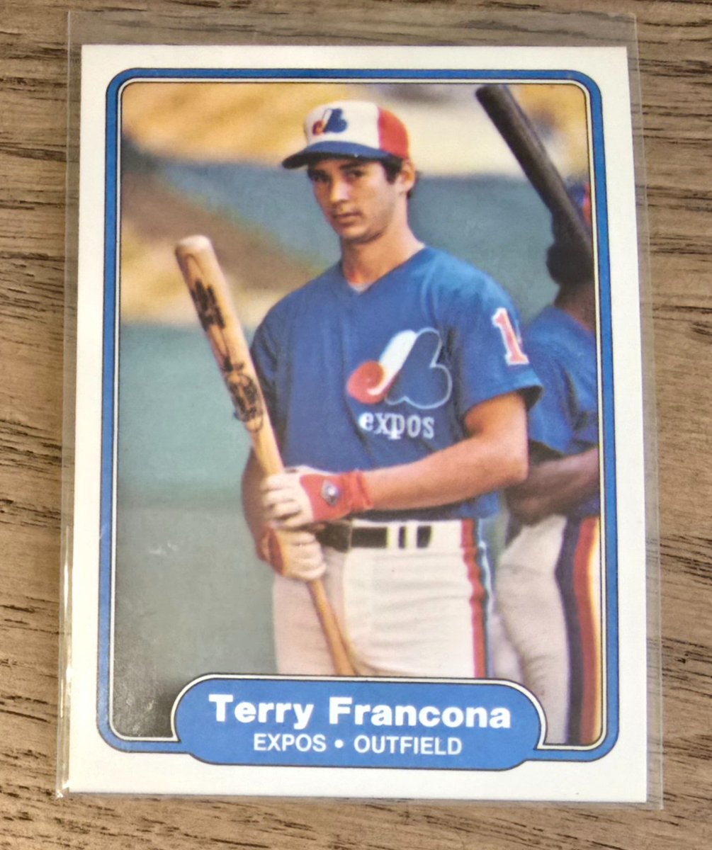 baseballbart88's tweet photo. I remember as a kid thinking it was alot of work to find 3 or 4 RC's , now it's insanity but anyway here is the legendary & future HOF Manager Terry Francona's Rookie cards
#MontrealExpos
#baseb https://t.co/a3JIvT3Au3