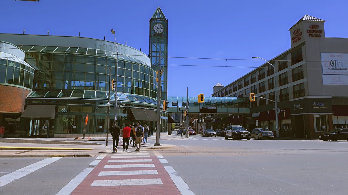 Hellokitchener's tweet photo. Federick Station just has that friendly, upbeat vibe! From the clock tower to the glass walkways, every corner feels inviting and full of life.#FederickStation #FeelTheVibe #CityLife #ClockTowerMagic #UrbanEnergy #GoodVibesOnly https://t.co/0Co8uzk7qu