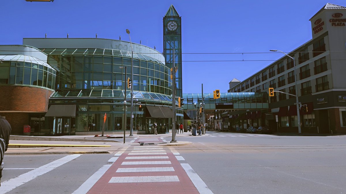 Hellokitchener's tweet photo. Federick Station just has that friendly, upbeat vibe! From the clock tower to the glass walkways, every corner feels inviting and full of life.#FederickStation #FeelTheVibe #CityLife #ClockTowerMagic #UrbanEnergy #GoodVibesOnly https://t.co/0Co8uzk7qu