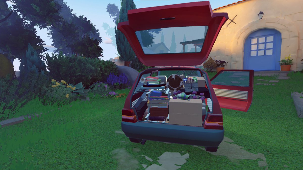 OneMoveAwayGame's tweet image. Let's see those packing skills! 📦
Whether your car is a perfectly organised or a wonderfully chaotic masterpiece, we want to see your One Move Away packing screenshots pls!
Here's some screenshots from our team!