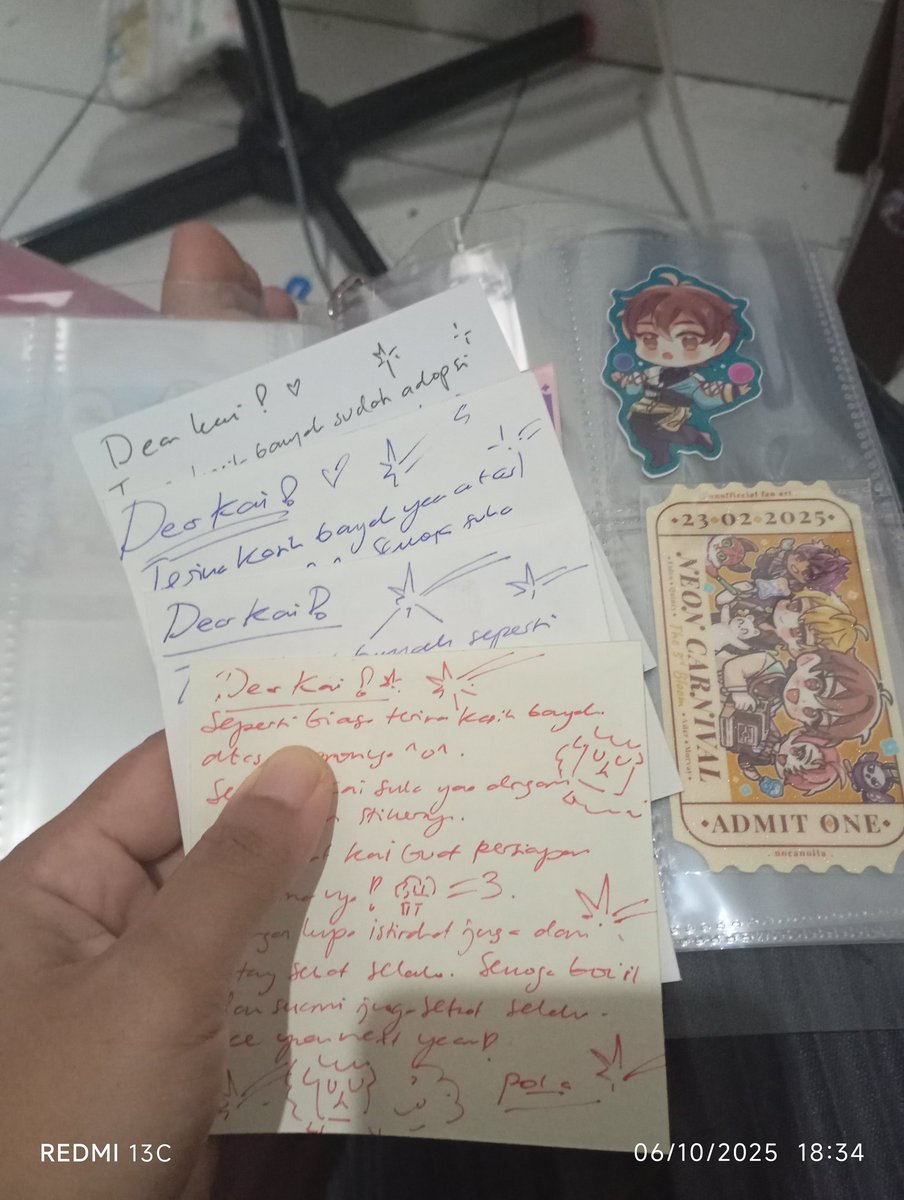 mengoleksi tulisan tangan Pola