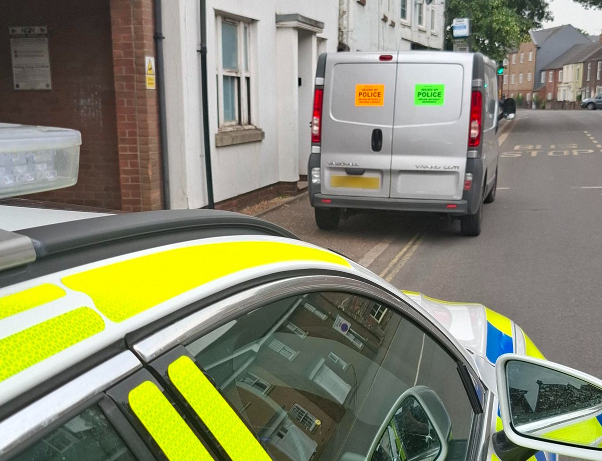 NSRAPT's tweet image. This van driver was stopped in King's Lynn yesterday after they were spotted using their mobile phone. Turns out, they also had no insurance and had never passed a driving test...
Vehicle seized and driver reported 🚫