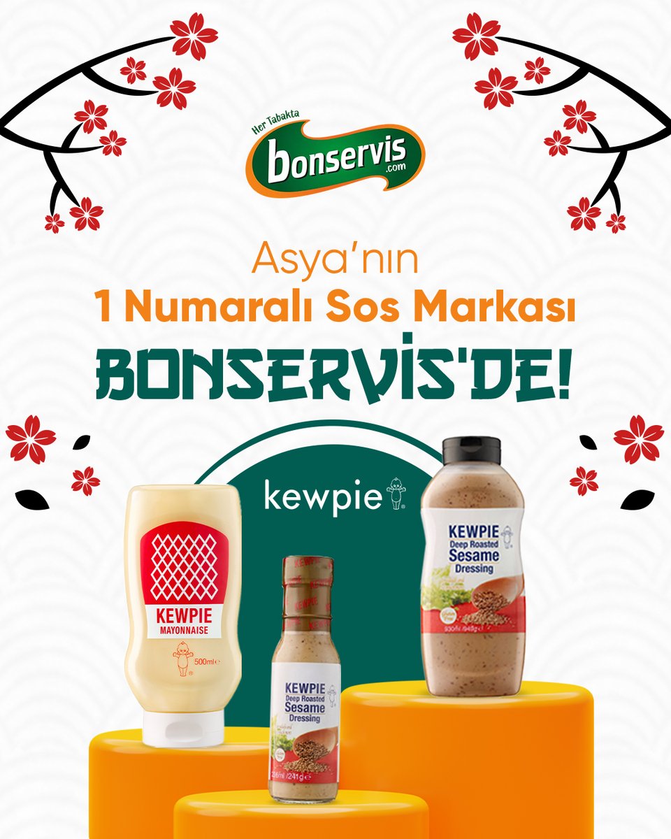 BonservisCom's tweet photo. Asya mutfağının vazgeçilmez lezzeti Kewpie; susamlı sosları, kremsi mayonezi ve özgün tarifleriyle artık Bonservis’te!
 
Mutfağınızdaki birçok reçeteye kolayca uyum sağlar. 🍜🥗

Şimdi alışverişe başlayın: https://t.co/8hR0fsYTSi ✨

#Bonservis #HerTabakta #HerBardakta #Kewpie https://t.co/nUOIP48oy0