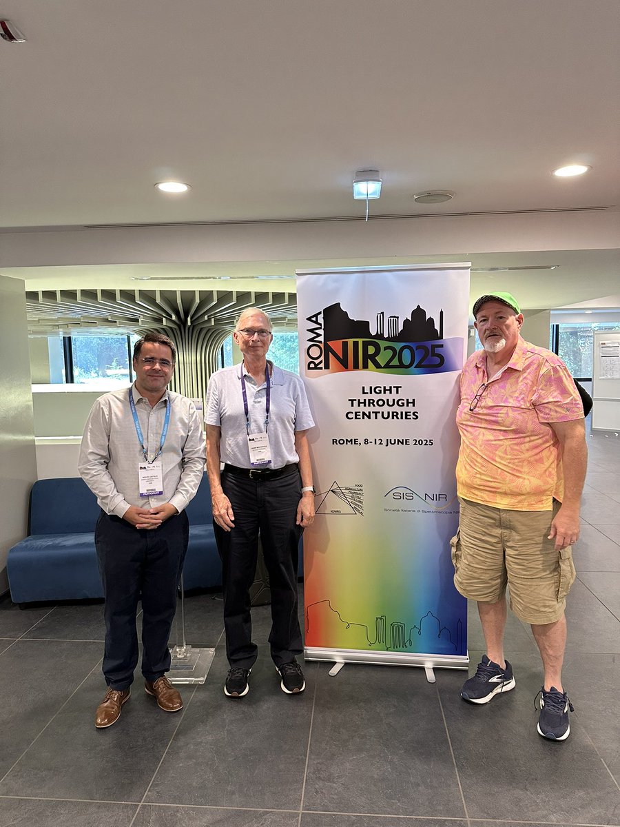 Had a great conversation with Mark Westerhaus and John Shenk (jr). The work of Mark and John in the 70s in the USA, along with Norris, Barnes and others, was seminal for application of NIR to agriculture and specifically forages. <a href="/nir2025/">maniruzzaman khan</a>