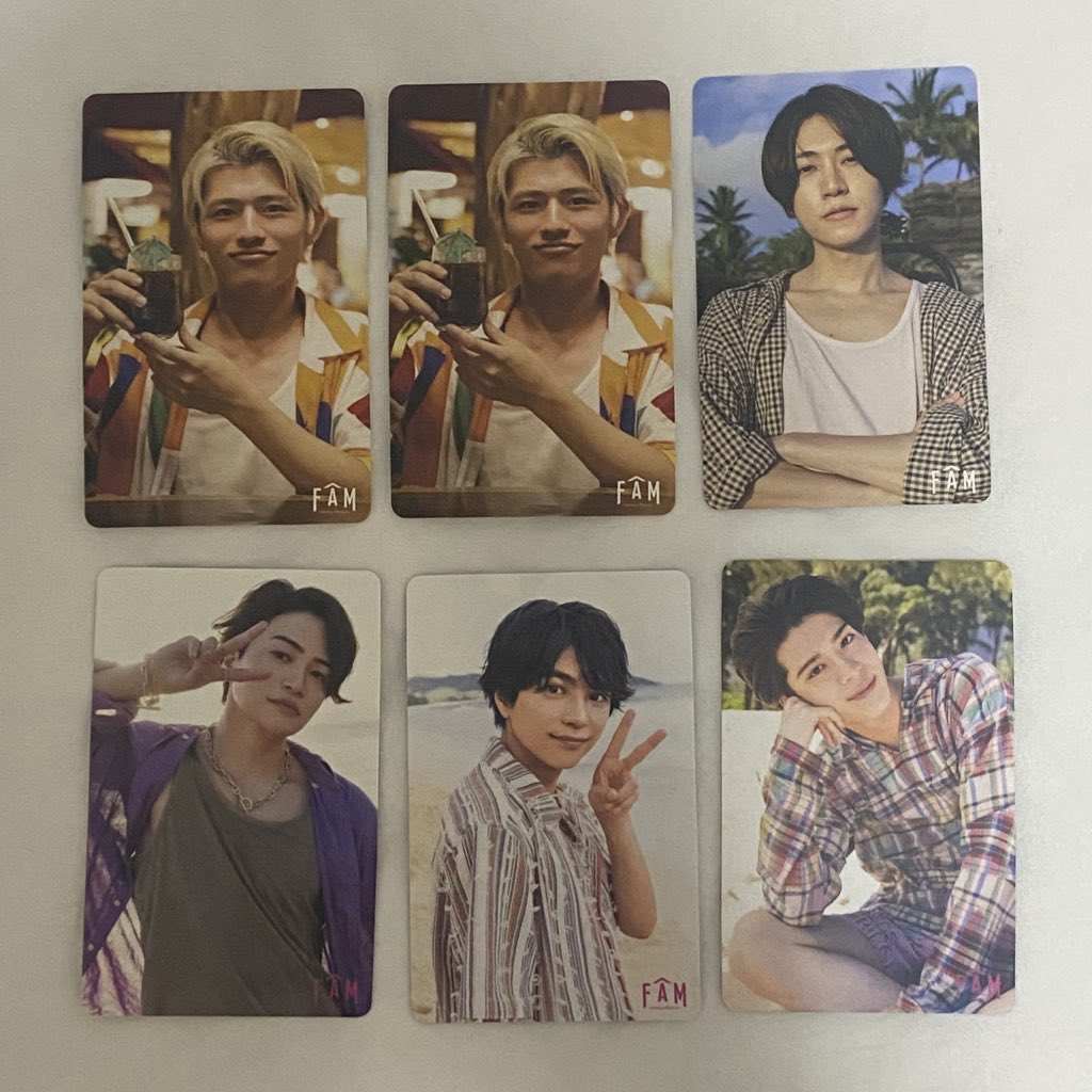 _ynjhsy's tweet photo. timelesz FAM トレカ交換

【譲】
初回A: 菊池&amp;橋本×2 / 佐藤&amp;猪俣 / 松島&amp;篠塚×3
初回B: 佐藤&amp;猪俣 / 松島&amp;篠塚
通常: 菊池&amp;橋本×2 / 佐藤&amp;猪俣 / 松島&amp;篠塚×3

【求】
各同一形態 寺西&amp;原

○郵送での交換希望です✉
○まとめて交換の方優先
○お気軽にご連絡ください🎀

#timelesz_FAM #timelesz https://t.co/XqyeHMPk0s