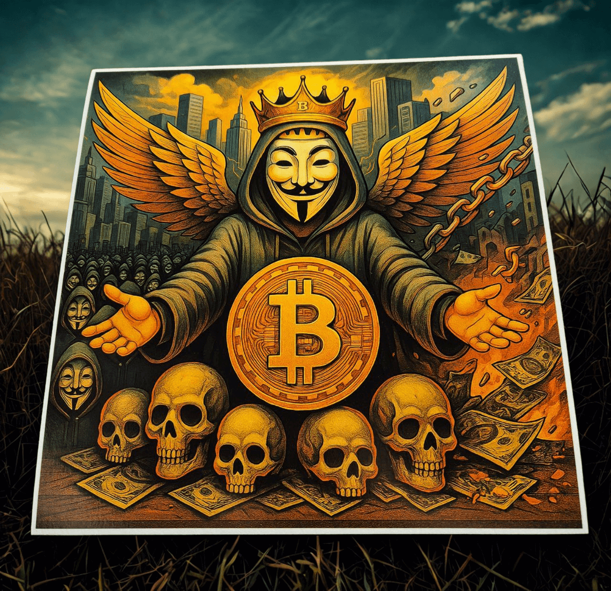 🔥 NOW AVAILABLE 🔥
 “THE PATH OF BITCOIN” – Limited Edition Art Print
Fusion of the DobleBit Trilogy: Revolution, Evolution &amp; King
Loaded with 0.00021 BTC 🟠 Only 21 units
→ bitcointalk.org/index.php?topi…
It is a visual declaration of Bitcoin power

#BitcoinArt #DobleBit #HODL