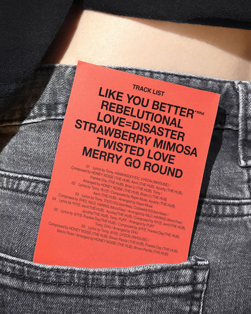 realfromis_9's tweet image. fromis_9 (프로미스나인)
The 6th Mini Album [From Our 20’s]

✈ Track List
2025.06.25 6PM (KST)

#fromis_9 #프로미스나인
#From_Our_20s
#LIKE_YOU_BETTER