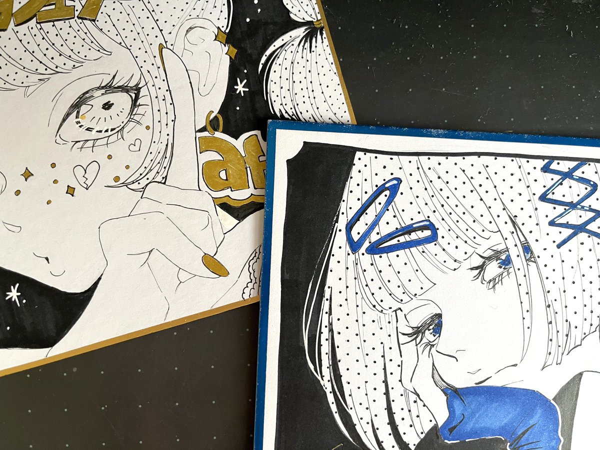 イベント出展に向けて
ミニ色紙にも挑戦してます! 