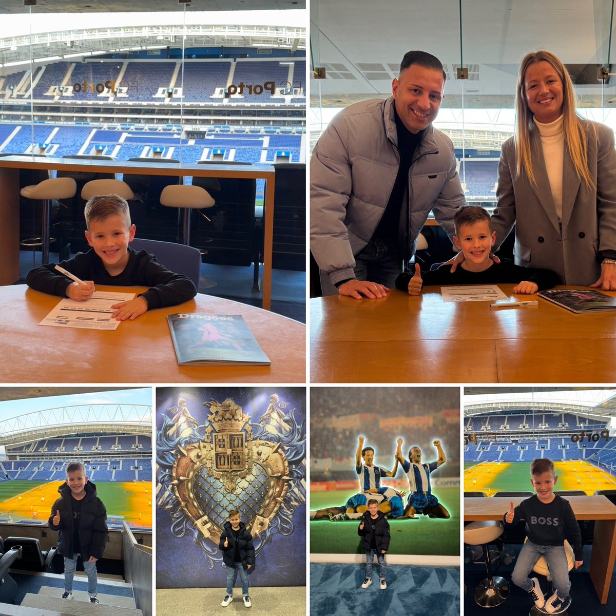 Muito feliz por te ver atingires os teus objetivos e concretizares um dos teus sonhos que é jogares no clube do nosso coração e que amamos muito que é o <a href="/FCPorto/">FC Porto</a>
 Caminharemos sempre juntos 🙏🏼🙌🏼
Te amo meu amiguinho 💙