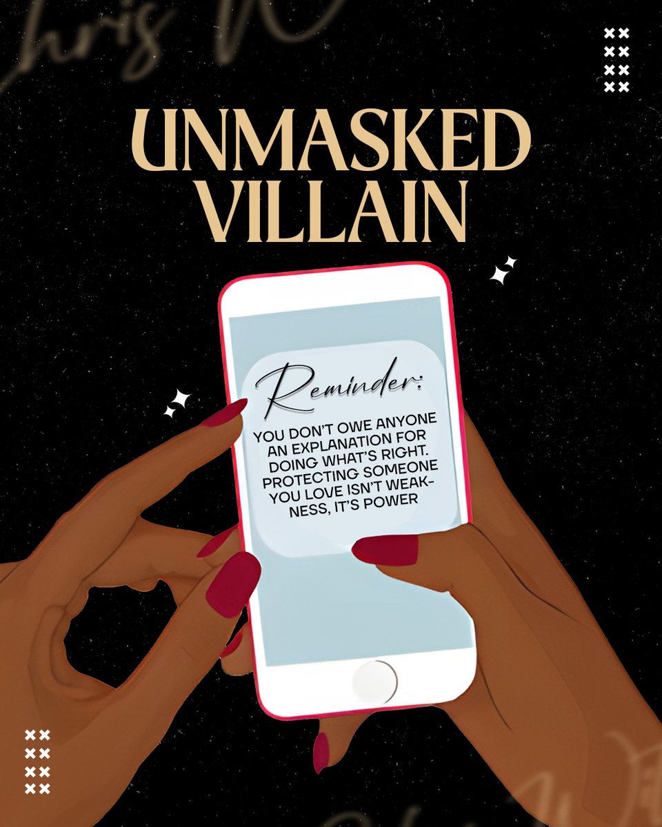ChrisWitt478348's tweet image. Protecting someone you love? It&apos;s power, not weakness. 

Uncover the strength of conviction in ‘The Unmasked Villain’.

Start reading this thrilling suspense novel today: booksbychriswitt.com

#ChrisWittBooks #ThrillerFans #MemoryWeb #PlotTwistsAhead #SuspenseLovers #MindMaze