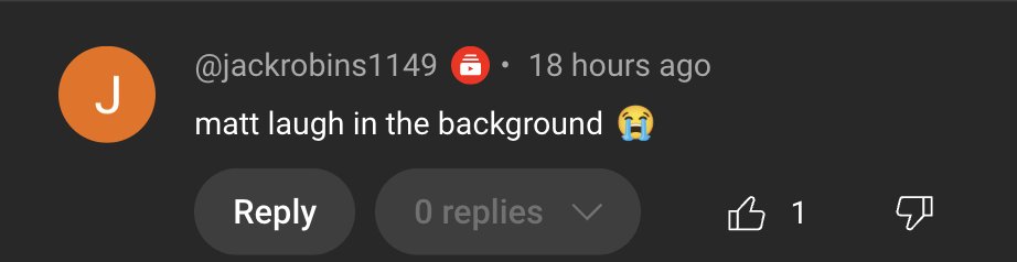 insane, two years later and you guys still sniff out a 0.5 second laugh from gumption in the background of a video, get a grip