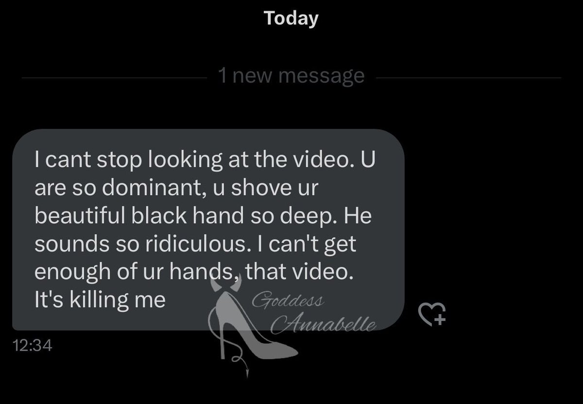 He can’t get enough of my hand gagging video 😈😋 

Go grab yours today, boi, goon on it and thank me later 😈

Full video for FREE on LF 💕
loyalfans.com/goddess_annabe…