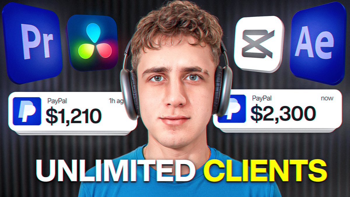 How To Get Unlimited Clients as a Video Editor! (2025)

youtu.be/t2FTpOOmoU4