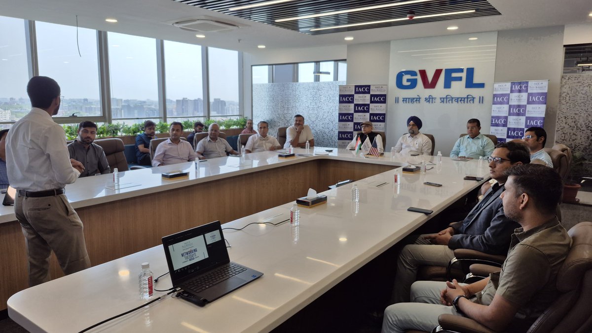 iaccindia's tweet photo. The 16th Edition of Networking Tuesday – A Significant Milestone in Our Journey

The Indo-American Chamber of Commerce (IACC) – Gujarat Branch proudly hosted the 16th edition of Networking Tuesday on 10th June 2025 at GVFL(Gujarat Venture Finance Ltd), marking a key milestone in our continued commitment to fostering meaningful professional connections and knowledge-sharing across industries.

Guest Speaker:
Mr. Bhargav K. Hemmige
Founding Partner, Trine Partners, Advocates
Topic: Growth Without Legal Gaps: The Role of Robust Contracting

Key Takeaways:
• Strategic Contracting as a Growth Enabler:
Mr. Hemmige emphasized the vital role of well-drafted contracts in supporting business expansion while safeguarding against legal risk.

• Mitigating Legal Vulnerabilities:
The session highlighted how proactive legal planning helps identify and address potential gaps before they become liabilities.

• Ensuring Compliance Amid Growth:
As businesses scale, maintaining legal clarity and contractual discipline becomes critical to sustainable operations.

• Trust Through Clarity:
Clear and enforceable contracts foster transparency and strengthen stakeholder relationships.

Networking Opportunities:
The session facilitated dynamic interactions among professionals, encouraging collaborative thinking, relationship building, and the exchange of valuable insights.

We extend our sincere gratitude to Mr. Bhargav K. Hemmige for his thought leadership and to all attendees for their active and enthusiastic participation.

As we continue this exciting journey, we look forward to hosting many more impactful sessions that help us all 

#ConnectLearnGrow
#NetworkingTuesday #IACC #GVFL #CricHeroes #InnovationInCricket #GrassrootsCricket #NetworkingOpportunities  #LegalAwareness #StartupSupport #EntrepreneurshipGrowth #ContractLaw #BusinessContracts #IndustryInsights #GrowWithExperts #ProfessionalGrowth #BusinessOpportunities #NetworkingEvent #AhmedabadEvents #LegalForStartups #TrinePartners #GVFL #BusinessLearning #StartupIndia #KnowledgeSharing #LeadershipTalks