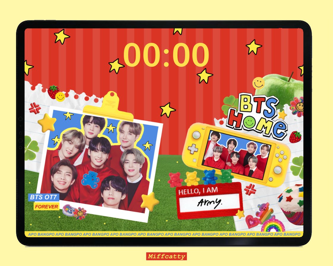 ☆ Giveaway wallpaper 🍎🚕🌳🗯️

★ IPAD #BTS 

ใช้แล้วมาอวดกันได้ค้าบบ 🫳🏻
*ห้ามดัดแปลงแจกต่อคับ

#cattyw0rk