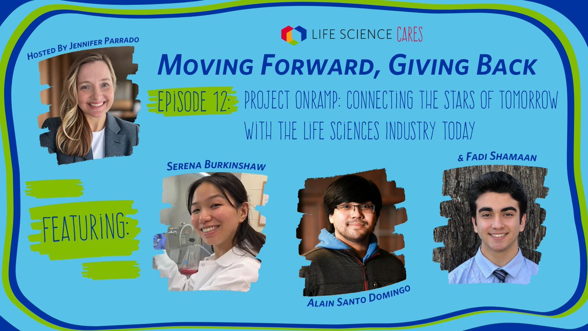 Life Science Cares Boston (@ls_cares) on Twitter photo Students who participate in #internships report better career outcomes than those who don’t. On the latest #MovingForwardGivingBack, three <a href="/ProjectOnramp/">Project Onramp</a> alumni chat with our own Jenn Parrado about their transformative hands-on work experiences. Tune in: lifesciencecares.org/podcast. Students who participate in #internships report better career outcomes than those who don’t. On the latest #MovingForwardGivingBack, three <a href="/ProjectOnramp/">Project Onramp</a> alumni chat with our own Jenn Parrado about their transformative hands-on work experiences. Tune in: lifesciencecares.org/podcast.