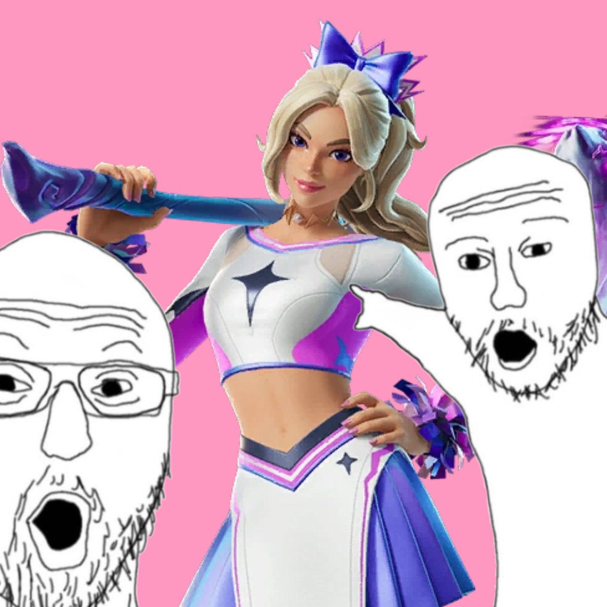 everyone check out the new fortnite battle pass cause my sister <a href="/__OhEm__/">OH EM ✨</a> wrote and sung Haylee Skyees song it's super cool and i'm proud of her