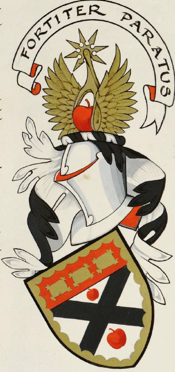 Happy #InternationalHeraldryDay! This year's offering is a new matriculation of arms by the Lord Lyon for Jeffrey Marwell Johnstone, painted by Gayle Page. The petitioner's father was granted arms in 1989, painted by Patricia Bertram.