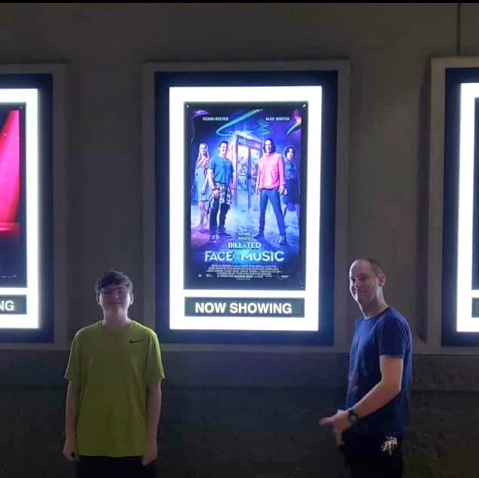 Jesse Striewski (@jessestriewski) on Twitter photo Some belated (better late than never!) #BillandTedDay love w/ this shot of <a href="/JacobStriewski/">jacob striewski</a> & I after seeing <a href="/BillandTed3/">Bill & Ted 3</a> on the big screen back on 8/30/20 (Pic by <a href="/BStriewski/">Brooke Striewski</a>)! #BillandTed #BillandTed3 #BillandTedFacetheMusic #RewindItMagazine #BrookeStriewski #JacobStriewski Some belated (better late than never!) #BillandTedDay love w/ this shot of <a href="/JacobStriewski/">jacob striewski</a> & I after seeing <a href="/BillandTed3/">Bill & Ted 3</a> on the big screen back on 8/30/20 (Pic by <a href="/BStriewski/">Brooke Striewski</a>)! #BillandTed #BillandTed3 #BillandTedFacetheMusic #RewindItMagazine #BrookeStriewski #JacobStriewski
